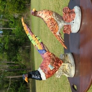 Set of 2 Porcelain Pheasants. Vintage?